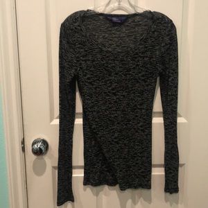 See-through shirt long sleeve